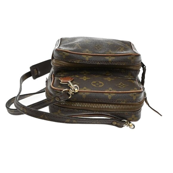 LOUIS VUITTON Mini Amazon Shoulder Bag Monogram Leather Brown - Picture 14 of 16